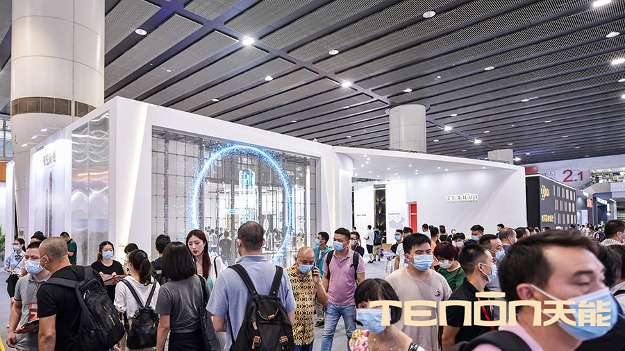 亚太天能建博展会现场 亚太天能建博展会现场
