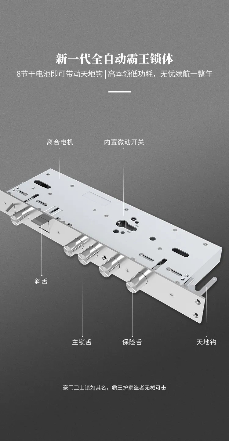 新一代全自动霸王锁体