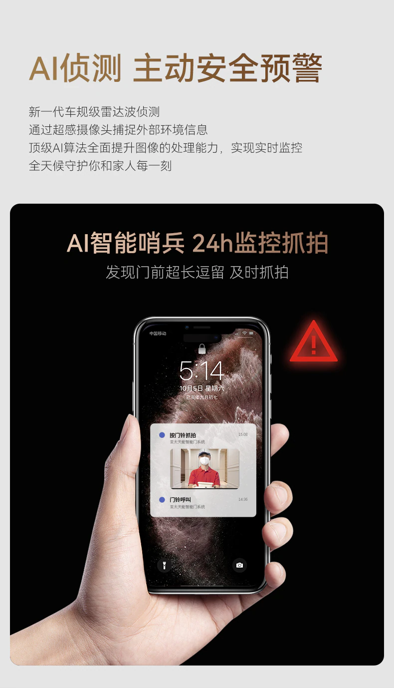 A6系列︱黑科技电子锁体 全功能顶配