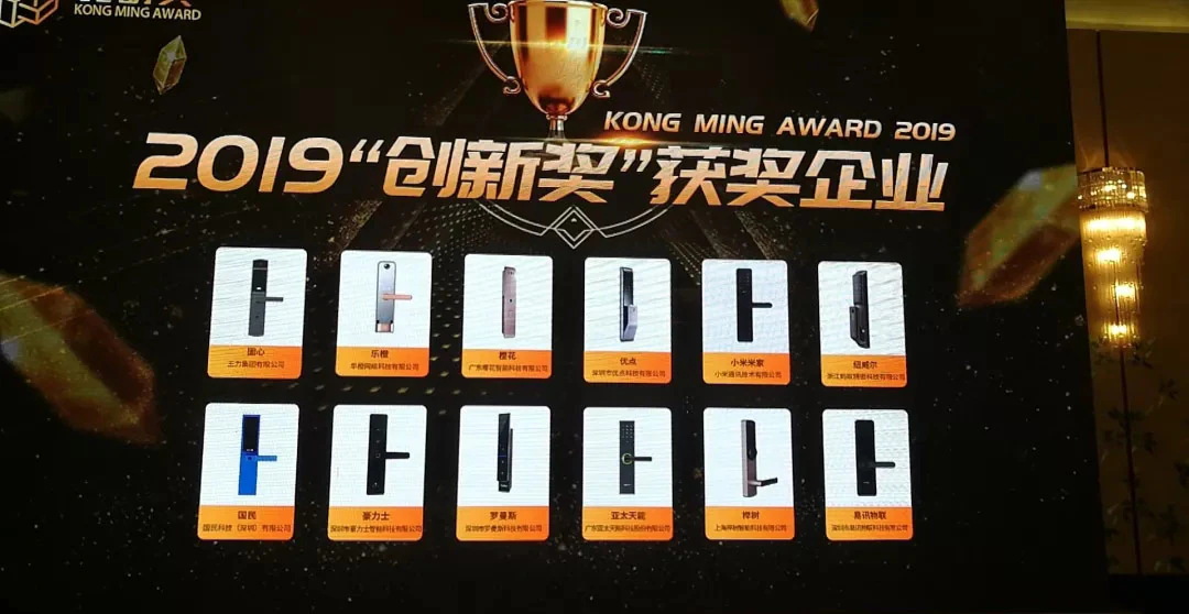 2019智能锁创新企业奖