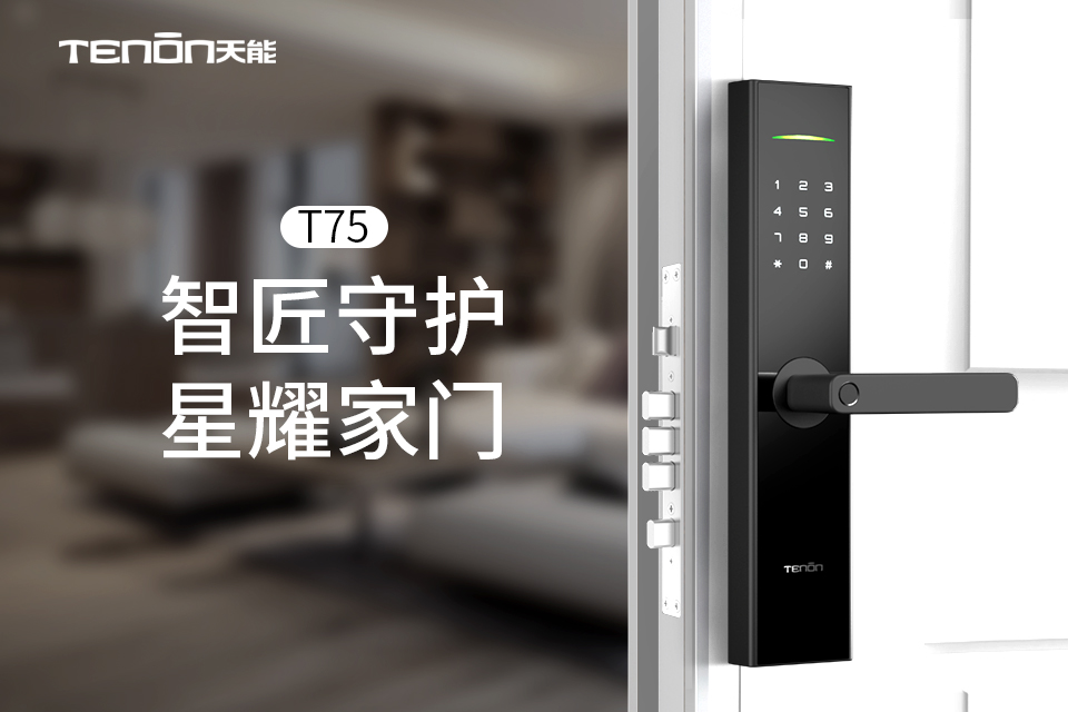 T75智能门锁 | 智匠守护 星耀家门