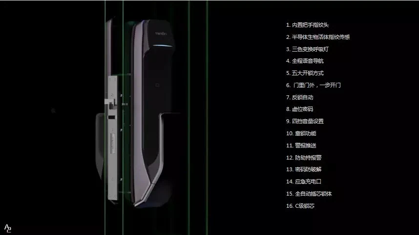 亚太天能春季新品A2c惊艳亮相，强势引领全自动指纹锁市场